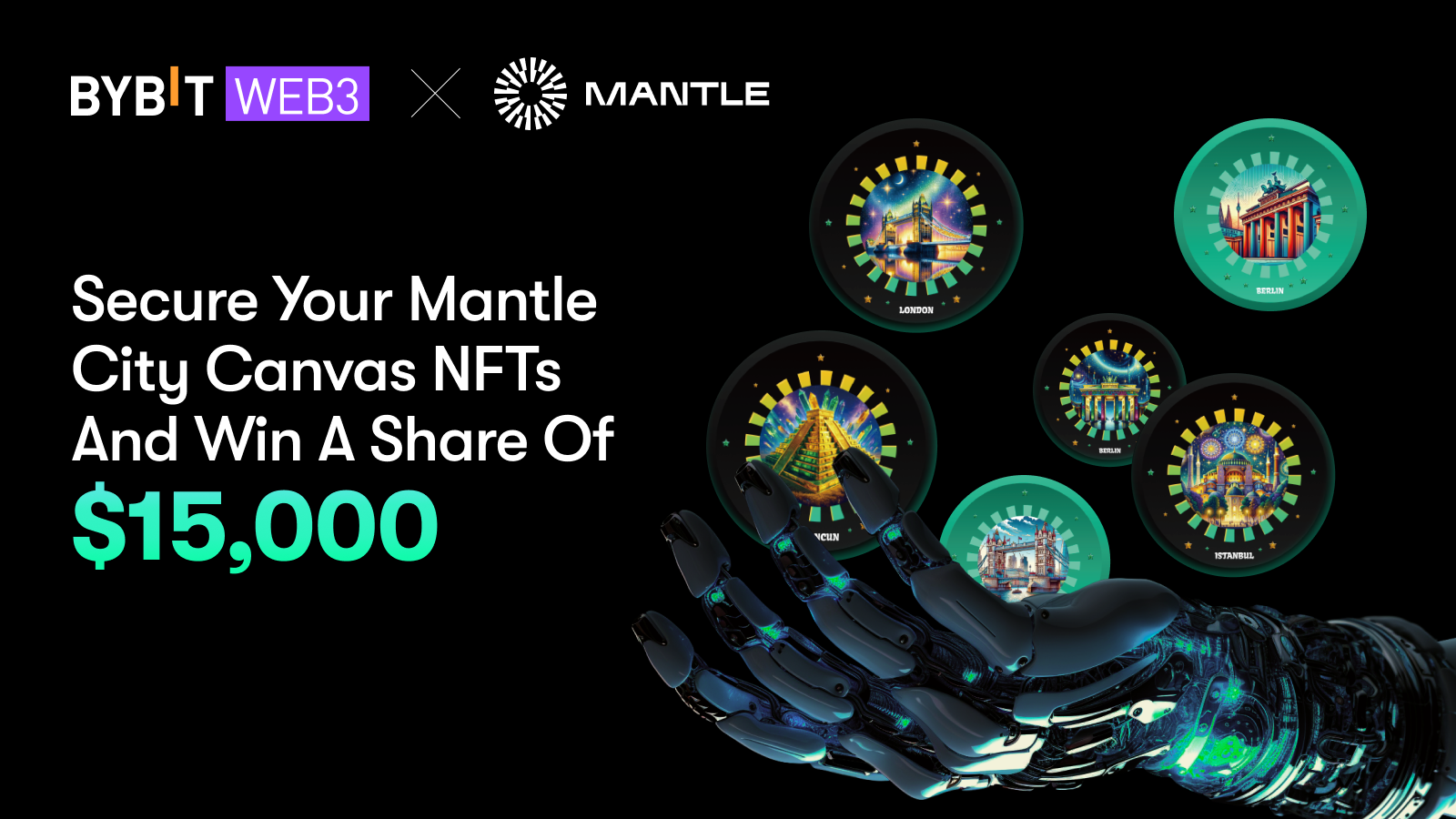 Grab Your Share of $15K and Exclusive Benefits With Mantle City Canvas NFTs