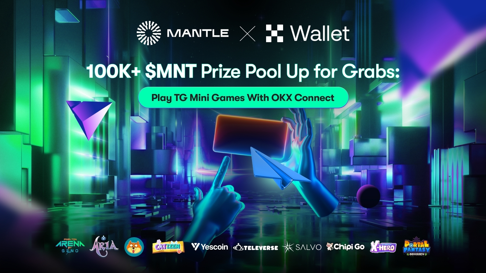 Game Your Way to 100K $MNT With the Mantle Telegram Adventure