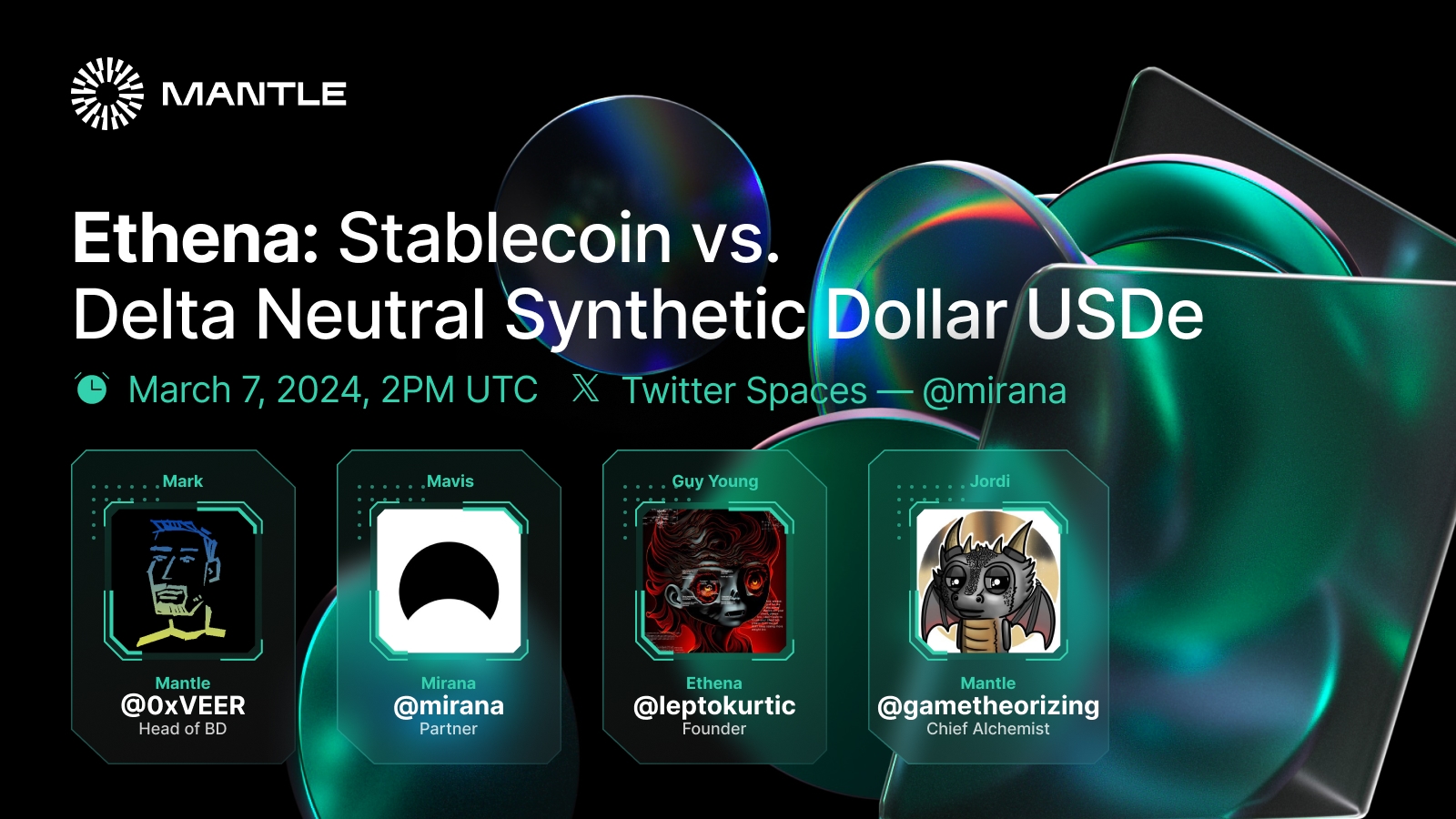 Ethena: Delta Neutral Synthetic Dollar USDe | AMA Recap